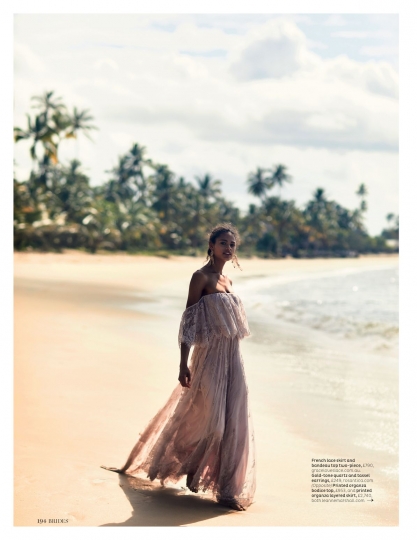 Kiara Velthuis for Brides February 2018, Photographer John Rowley, Stylist Bryony Toogood 