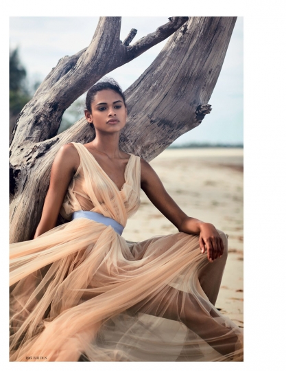 Kiara Velthuis for Brides February 2018, Photographer John Rowley, Stylist Bryony Toogood 