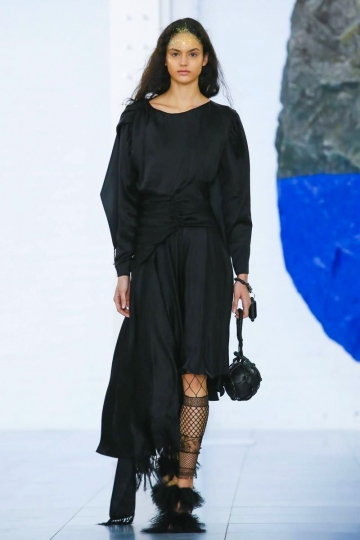 Nikki Vonsee shows London Fall 2018 Preen By Thornton Bregazzi