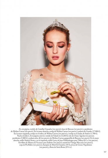 Romy Elema for vogue Novias Spain March 2018, Photographer Elena Olay, stylist Marta Bajo 