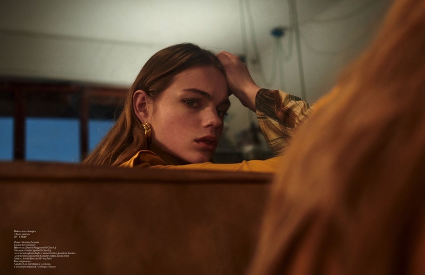 Estella Boersma for Vogue Ukraine April 2018, Photographer Massimo Zanusso, Stylist Kerry Dorney 