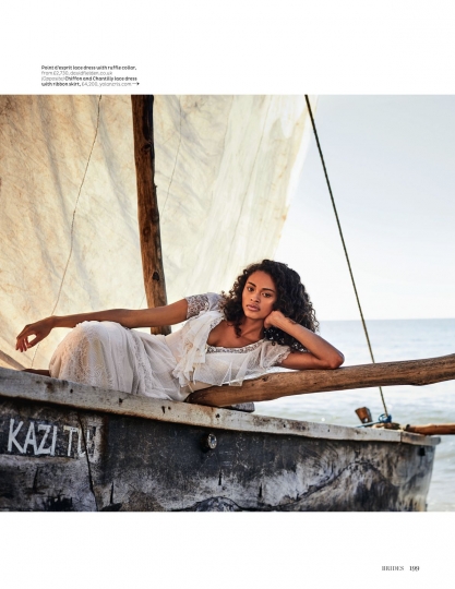 Kiara Velthuis for Brides April 2018, Photographer John Rowley, Stylist Bryony Toogood 