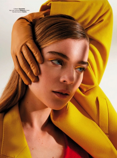 Kim Noorda for Harpers Bazaar April 2018, Photographer Fleur bult, Stylist Astrid Schilders 