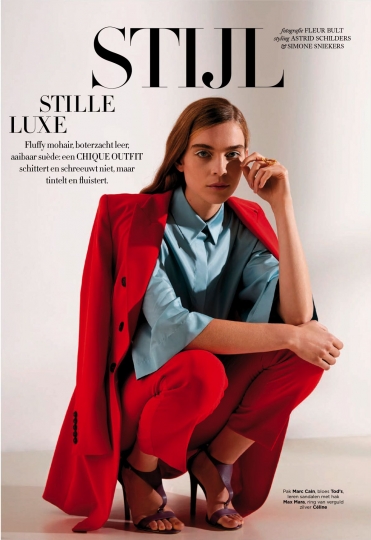 Kim Noorda for Harpers Bazaar April 2018, Photographer Fleur bult, Stylist Astrid Schilders 