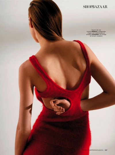 Kim Noorda for Harpers Bazaar April 2018, Photographer Fleur bult, Stylist Astrid Schilders 