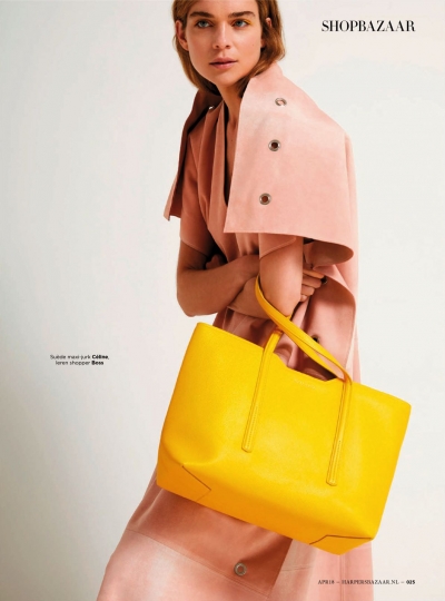 Kim Noorda for Harpers Bazaar April 2018, Photographer Fleur bult, Stylist Astrid Schilders 