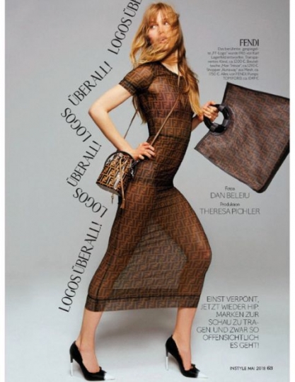 Annemara Post for Instyle May 2018, Photographer Dan  Beleiu, Stylist Theresa Pichler 