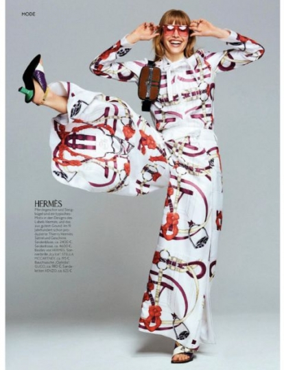 Annemara Post for Instyle May 2018, Photographer Dan  Beleiu, Stylist Theresa Pichler 