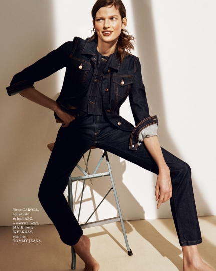 Bette Franke for French Marie Claire May 2018, Photographer Van Mossevelde+N, Stylist Anne-Sophie Thomas, Hair Pierre Saint Sever, Make-up Sandrine Cano Bock 