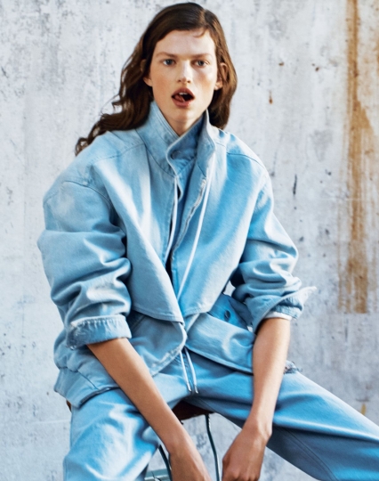 Bette Franke for French Marie Claire May 2018, Photographer Van Mossevelde+N, Stylist Anne-Sophie Thomas, Hair Pierre Saint Sever, Make-up Sandrine Cano Bock 