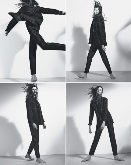 Bette Franke for French Marie Claire May 2018, Photographer Van Mossevelde+N, Stylist Anne-Sophie Thomas, Hair Pierre Saint Sever, Make-up Sandrine Cano Bock 