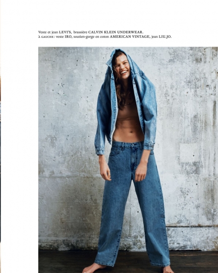 Bette Franke for French Marie Claire May 2018, Photographer Van Mossevelde+N, Stylist Anne-Sophie Thomas, Hair Pierre Saint Sever, Make-up Sandrine Cano Bock 