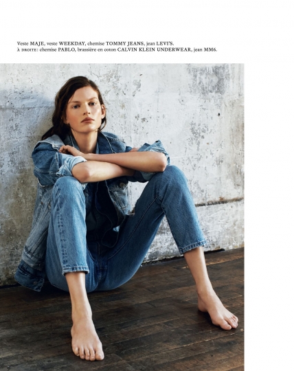 Bette Franke for French Marie Claire May 2018, Photographer Van Mossevelde+N, Stylist Anne-Sophie Thomas, Hair Pierre Saint Sever, Make-up Sandrine Cano Bock 