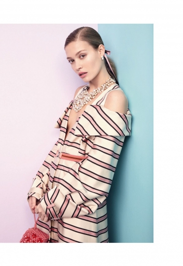 Rianne Haspels for Hello Magazine April 2018, Photographer Andres de Lara, Stylist Jodie Nellist, Hair Jennie Roberts, Make-up Victoria Bond 