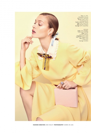 Rianne Haspels for Hello Magazine April 2018, Photographer Andres de Lara, Stylist Jodie Nellist, Hair Jennie Roberts, Make-up Victoria Bond 