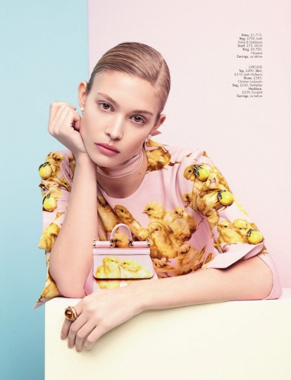 Rianne Haspels for Hello Magazine April 2018, Photographer Andres de Lara, Stylist Jodie Nellist, Hair Jennie Roberts, Make-up Victoria Bond 