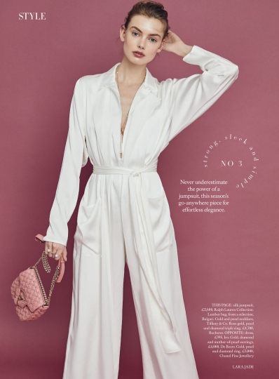 Hanna Verhees for Harpers Bazaar UK May 2018, Photographer Lara Jade, Stylist Florrie Thomas, Hair Shukeel Murtaza, Make-up Corline Barnes 