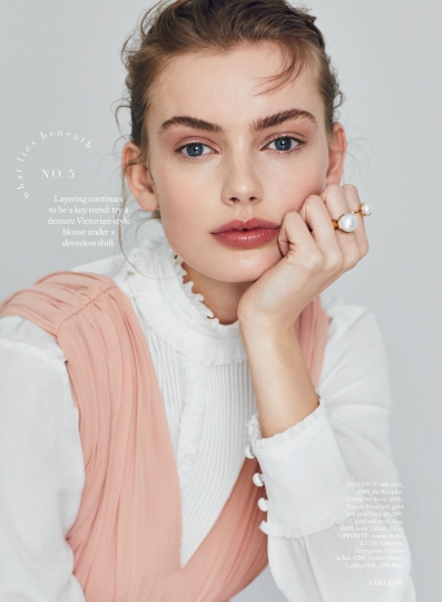 Hanna Verhees for Harpers Bazaar UK May 2018, Photographer Lara Jade, Stylist Florrie Thomas, Hair Shukeel Murtaza, Make-up Corline Barnes 
