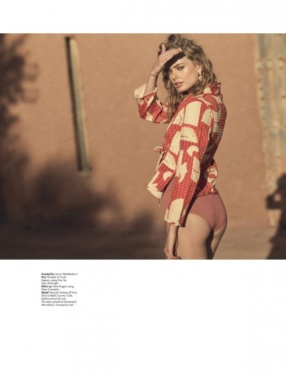 Hanna for Hello Magazine May 28, Photographer Christopher Fener, Stylist Jodie Nellist, Hair Shukeel Murtaza, Make-up Irena Rogers 