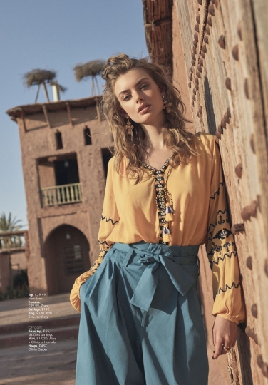 Hanna for Hello Magazine May 28, Photographer Christopher Fener, Stylist Jodie Nellist, Hair Shukeel Murtaza, Make-up Irena Rogers 