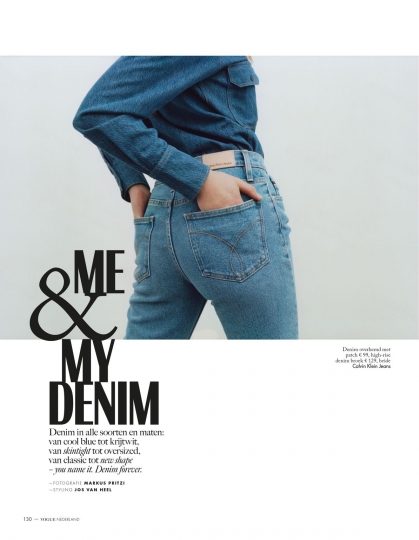 Estella Boersma for Dutch Vogue May 2018, Photographer Markus Pritzi, Stylist Jos van Heel, Hair Marion Anée, Make-up Jurgen Braun 