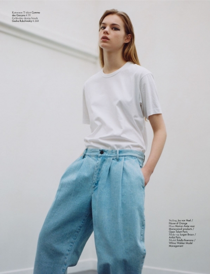 Estella Boersma for Dutch Vogue May 2018, Photographer Markus Pritzi, Stylist Jos van Heel, Hair Marion Anée, Make-up Jurgen Braun 