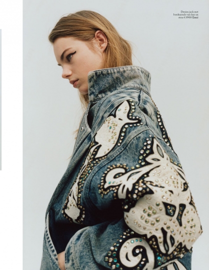 Estella Boersma for Dutch Vogue May 2018, Photographer Markus Pritzi, Stylist Jos van Heel, Hair Marion Anée, Make-up Jurgen Braun 