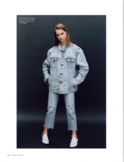 Estella Boersma for Dutch Vogue May 2018, Photographer Markus Pritzi, Stylist Jos van Heel, Hair Marion Anée, Make-up Jurgen Braun 