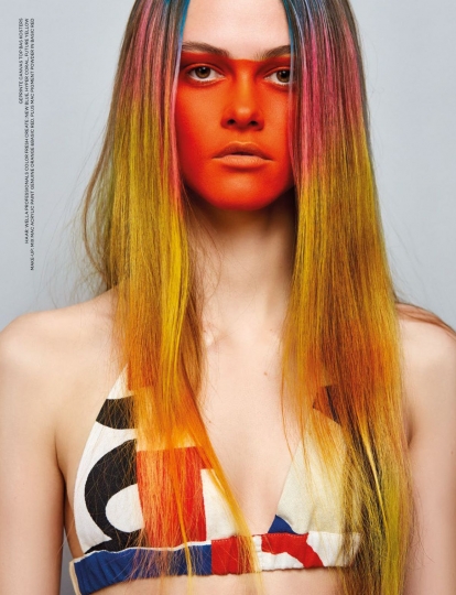 Liselotte Claerhoudt for Mirror Mirror Magazine Summer 2018, Photographer Carmen Kemmink, Stylist Roel Schagen, Hair Hester Wernert-Rijn, Make-up Suzanne Verberk 