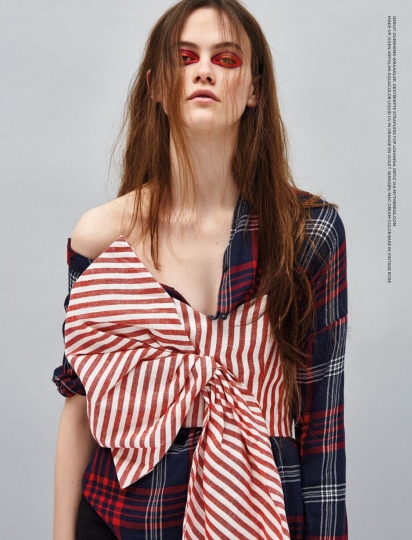 Liselotte Claerhoudt for Mirror Mirror Magazine Summer 2018, Photographer Carmen Kemmink, Stylist Roel Schagen, Hair Hester Wernert-Rijn, Make-up Suzanne Verberk 