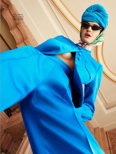 Sanne Vloet for Dutch Elle June 2018, Photographer Jeroen W. Mantel, Stylist Thomas Vermeer, Hair and Make-up Ellen Romeijn. 