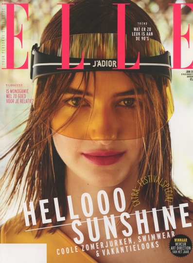 Sanne Vloet for Dutch Elle June 2018, Photographer Jeroen W. Mantel, Stylist Thomas Vermeer, Hair and Make-up Ellen Romeijn. 