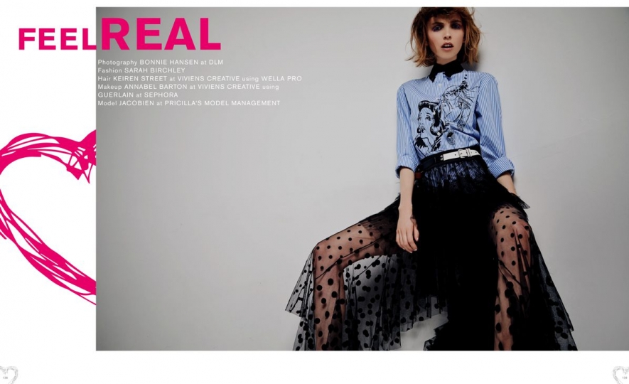 Jacobien van der Kleij for Black Magasin May 2018, Photographer bonnie Hanse, Stylist Sarah Birchley, Hair Keiren, Make-up Annabel Barton 