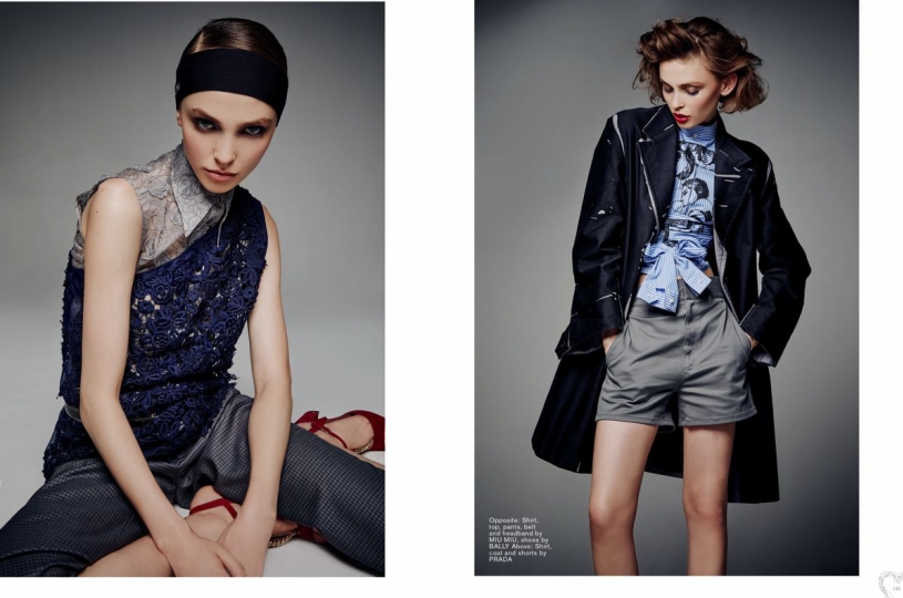 Jacobien van der Kleij for Black Magasin May 2018, Photographer bonnie Hanse, Stylist Sarah Birchley, Hair Keiren, Make-up Annabel Barton 