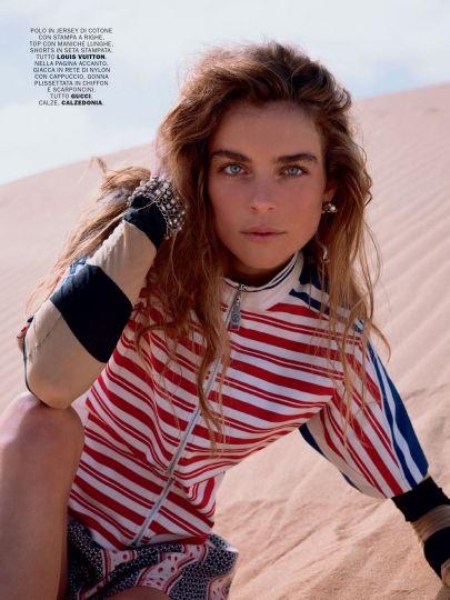 Kim Noorda for Italian Marie Claire June 2018, Photographer Mel Karch, Stylist Laura Seganti, Make-up Sergio Corvacho, Hair Valerio Sestito 