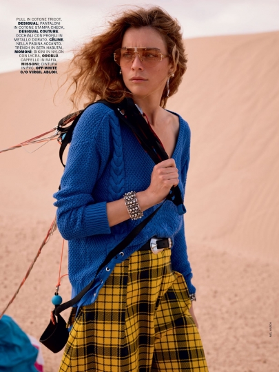 Kim Noorda for Italian Marie Claire June 2018, Photographer Mel Karch, Stylist Laura Seganti, Make-up Sergio Corvacho, Hair Valerio Sestito 