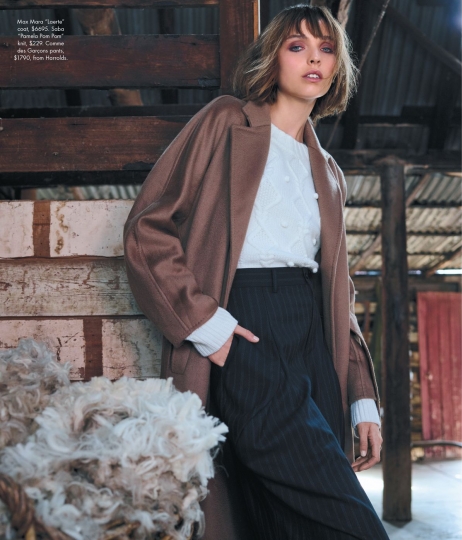 Jacobien van der Kleij for Sunday Life Magazine, Photographer Corrie Bond, Stylist Penny McCarthy, Hair Brad Mullins, Make-up Giorgia Skye 