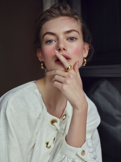 Hanna Verhees for Hello Magazine June 2018, Photographer Christopher Fenner, Stylist Jodie Nellist, Hair Shukeel Murtaza, Make-up Irena Rogers 