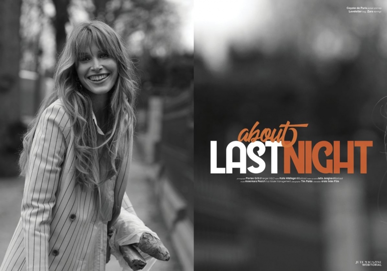 Annemara Post for Jute Magazine, Photographer florian Grill, Stylist Kalle Hildinger, Hair and Make-up Julia Junglas. 