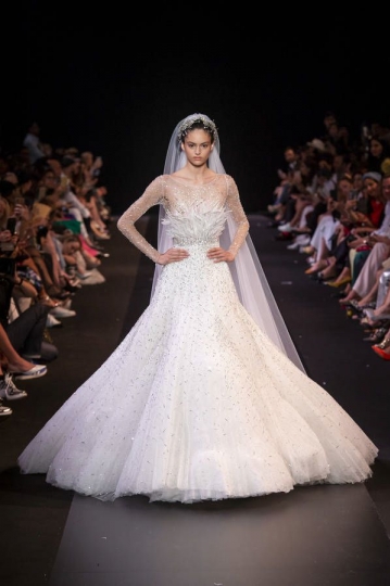 Nikki Vonsee for couture Shows Fall 2018 Georges Hobeika