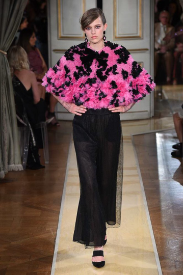 Merel Zoet for Couture Shows Fall 2018 Armani Privé