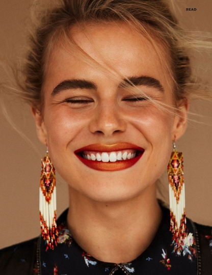 Annekee Molenaar for Cosmo UK August 2018, Photographer Chantalle Kemkemian, Stylist Sairey Stemp , Hair Heath Massi, Make-up Kenneth  soh, Nails Loui-Marie Ebanks 