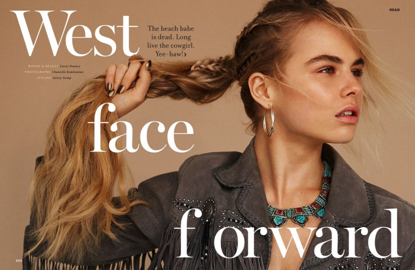 Annekee Molenaar for Cosmo UK August 2018, Photographer Chantalle Kemkemian, Stylist Sairey Stemp , Hair Heath Massi, Make-up Kenneth  soh, Nails Loui-Marie Ebanks 