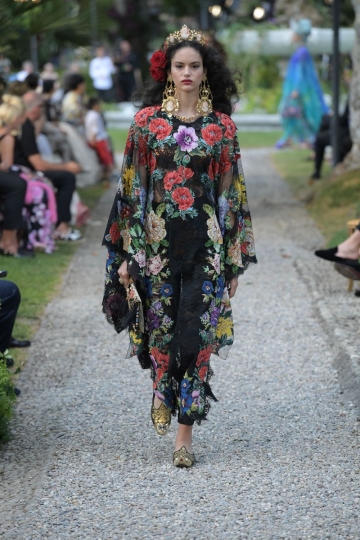 Nikki Vonsee for Dolce & Gabbana Alta Moda 2018 Como 