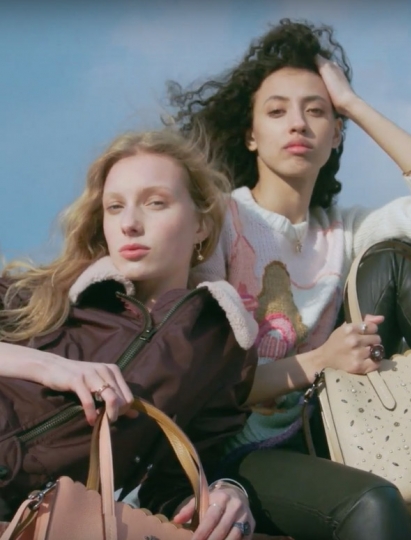 Demy de Vries for Coach Fall 2018 