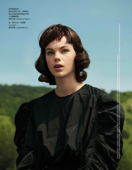Estella Boersma for Vogue Taiwan July/August, Photographer Naomi Yang, Stylist James V. Thomas, Hair Chiao Chenet, Make-up Mayumi Oda 