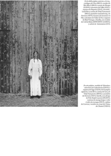 Estella Boersma for Vogue Spain September 2018, Photographer Ben Weller, Stylist Marina Gallo 