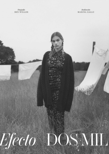 Estella Boersma for Vogue Spain September 2018, Photographer Ben Weller, Stylist Marina Gallo 