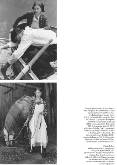 Estella Boersma for Vogue Spain September 2018, Photographer Ben Weller, Stylist Marina Gallo 