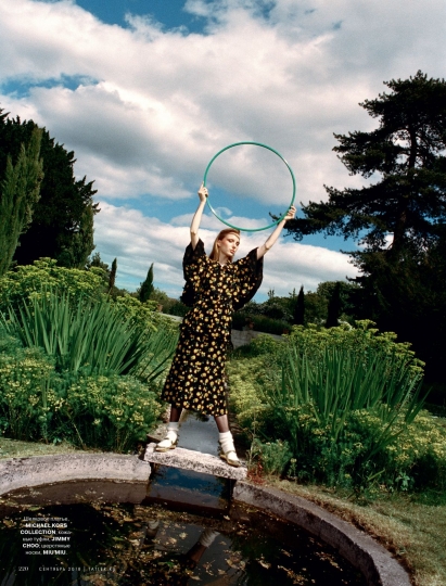 Demy de Vries for Tatler Russe September 2018, Photographer Rosaline Shahnavaz 